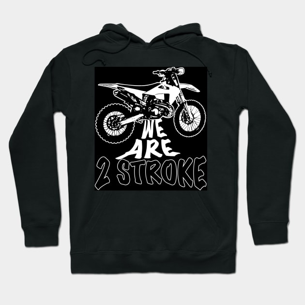 2 Stroke Motocross Hoodie by gungsan